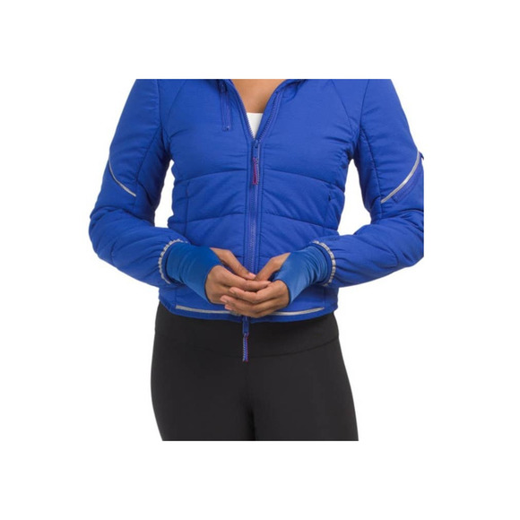 NEW‎ Free People Puffer Jacket Size Large Violet - Picture 4 of 15